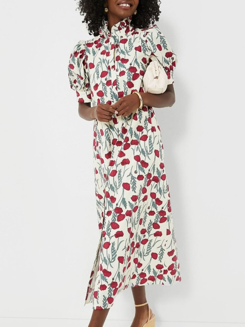 Tuckernuck Hyacinth House Amaryllis Floral Louisa Maxi Dress